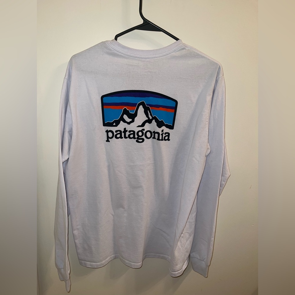🔥🔥🔥 Patagonia Men’s P-6 Logo Long Sleeve Responsibili-Tee T-shirt Size: M